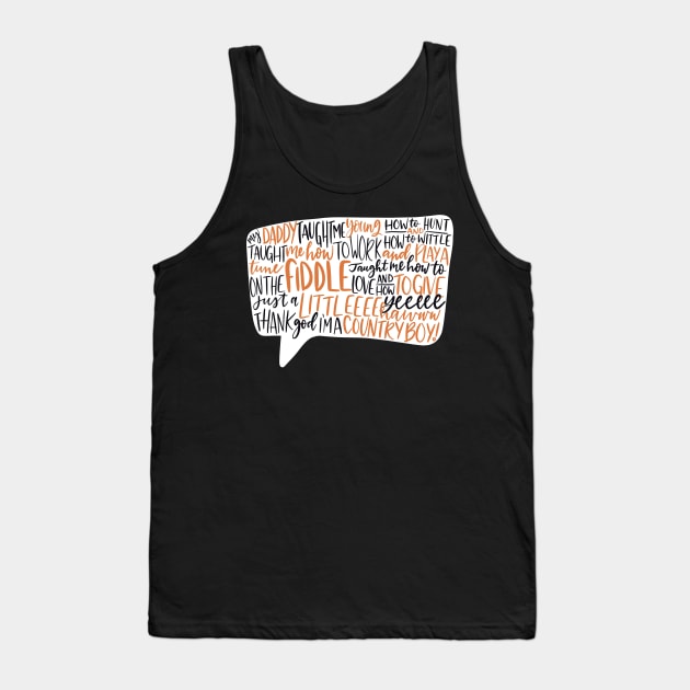 7th Inning Stretch Tank Top by The Letters mdn